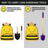 Sets, 7PCS 2-4, 5-7 Kids Rake and Shovel Child Metal Gardening Tools for Real Digging-Great for Garden, Yard, Sandbox