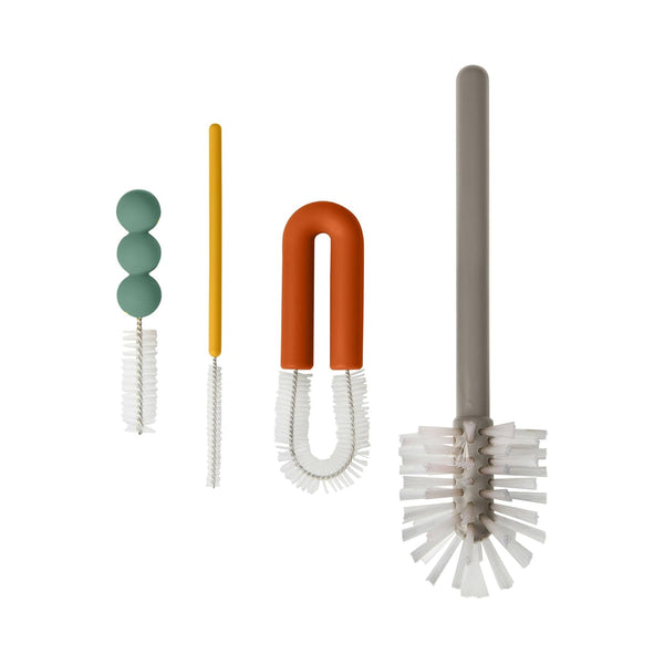 Boon Mod Replacement Baby Bottle Brushes - Includes Bottle Cleaner Brush, Straw