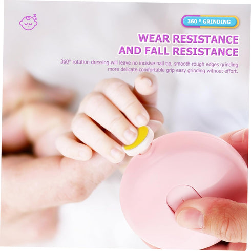 Trimmer Toyvian Complete Nail Care Kit Electric Nail Polishing Tool Safe for Newborns Boys and Girls Adults