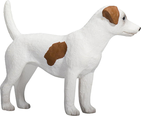 MOJO Jack Russell Terrier Realistic Domesticated Animal Toy Replica, Hand Painted Figurine
