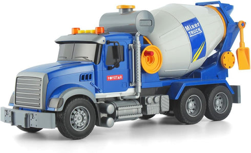 CSDCSD 3-7 Large Construction Mixer Truck Toy with Lights & Sounds - Perfect for Ages - Ideal for Imaginative Play