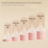 2, 3+ 3 Counts (Pack 1) Gulicola Natural Flow Baby Bottle Silicone Nipple Level Medium Flow (M), Months