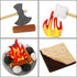 Yowlieu 23 Playset Set 3-5 PCS Pretend Campfire Toys, Kids Plush Felt Play Campfire Safe Fake Fire Wood Stones Toys
