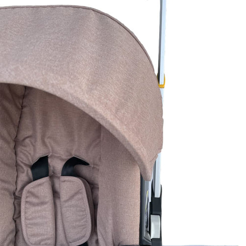 Generic Changing Washing Kit,Canopy Sunshade Cover,Compatible with Car Seat Doona Strollers (Beige)