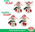 13" Animated Plush Snowman |Christmas Cheer Charlie - Claps Hands and Ears Flap to Song - If You're Happy for Xmas Clap
