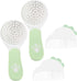 HAKIDZEL Hair Brush and Comb Set 2-Piece Soft Bristles Grooming Kit for Newborns