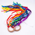 Montessori Hand Kite, Baby Sensory Ribbon Toy, Wooden Rainbow Toddler Toys for Engaging Sensory Play