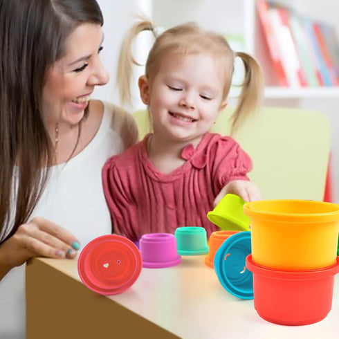 Baby Stacking Nesting Cups Toys - Montessori Toys for Toddlers 6+ Months (617-97)