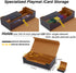 Venssu MTG Deck Box, Holds 5 Display Card Deck Boxes with Playmat, Trading Card Storage Box