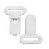 100piece 25mmRibbon Pacifier Plastic Suspender Clips for DIY Teething Toys Baby Blankets