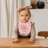 6 Pack Maiwa Waterproof Cotton Baby Bibs for Girls Boys for Drooling Eating with Snaps