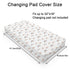 Rainbow Changing Pad Covers Cute Rainbow Drops Colorful Changing Table Cover for Boys Girls Ultra Soft Breathable Stretchy Change Table Covers Diaper Changing Mat Sheets Cover 32''x16''
