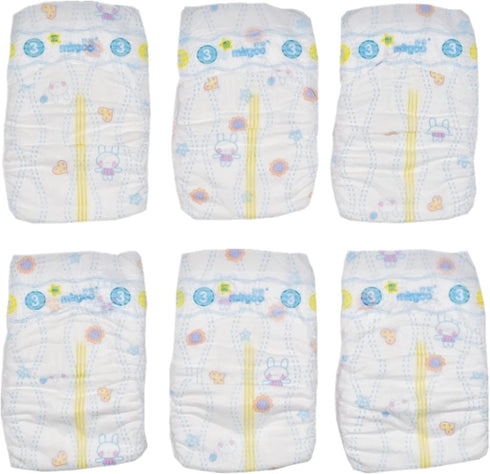 MAIHAO Reborn Baby Dolls Diapers - 6-Piece Reusable Pack for 18-28" Newborn Dolls