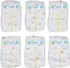 MAIHAO Reborn Baby Dolls Diapers - 6-Piece Reusable Pack for 18-28" Newborn Dolls