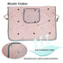 ICOPUCA Car Seat Covers for Babies, Muslin Carseat Cover Girls, Lightweight Canopy with Window (Pink Crown)
