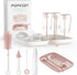 Momcozy 7-in-1 Baby Bottle Cleaner Kit with Silicone, Nipple & Straw Brushes,