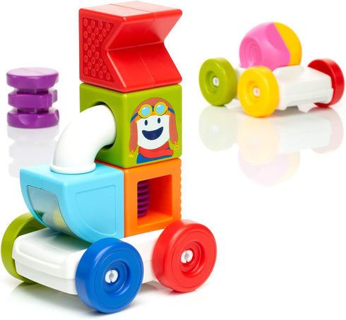 Set 1-5 SmartMax My First Build and Drive Magnetic Building Vehicle STEM Play for Ages
