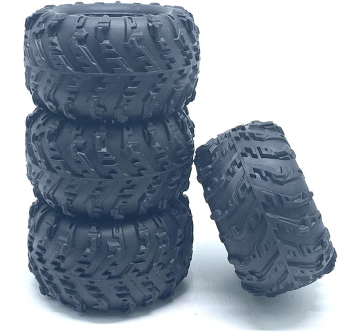 4PCS 85MM Tire Wheel Tyre RC Spare Parts, Compatible with JJRC Q117-A Q117-B RC Car