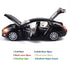 Toy Car Model S Alloy Pull Back Vehicles 1/32 Scale for Toddlers Kids (Black)