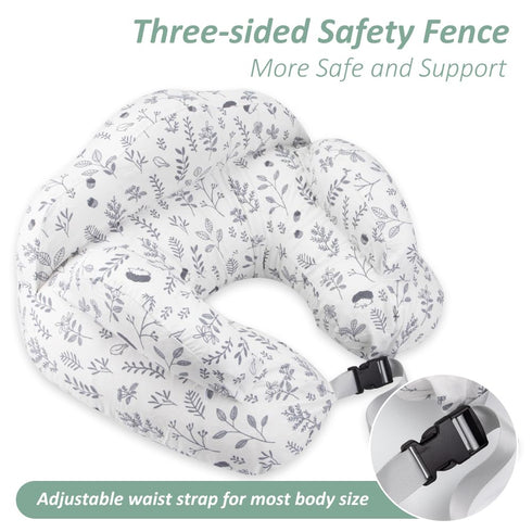 Chilling Home Nursing Pillow Adjustable, Pillow for Breast Feeding Bottle Feeding, Large Size More Support for Mom