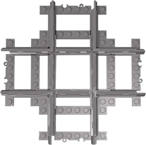 enttgo City Train Track Building Block Accessories, Train Track Accessories and Railway Track