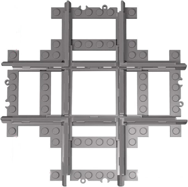 enttgo City Train Track Building Block Accessories, Train Track Accessories and Railway Track