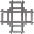 enttgo City Train Track Building Block Accessories, Train Track Accessories and Railway Track