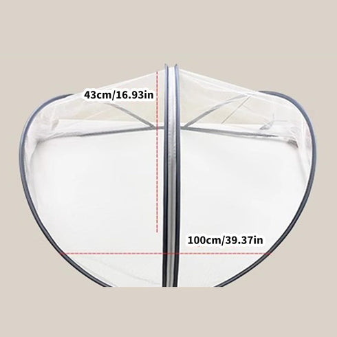 CATHATRR Pushchair Canopy Netting Covers Strollers Net for Baby Carriers Breathable Full Coverage Net Shield