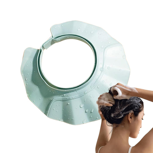 Generic Kids Shower Visor Splash-proof Adjustable Shampoo Protection Hat, Baby Toddler Adult Shower Cap, Bath Time Hair