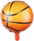 10pcs Basketball Balloons 18inch, Aluminum Foil Sports Mylar Balloons for Basketball Birthday Party Decorations