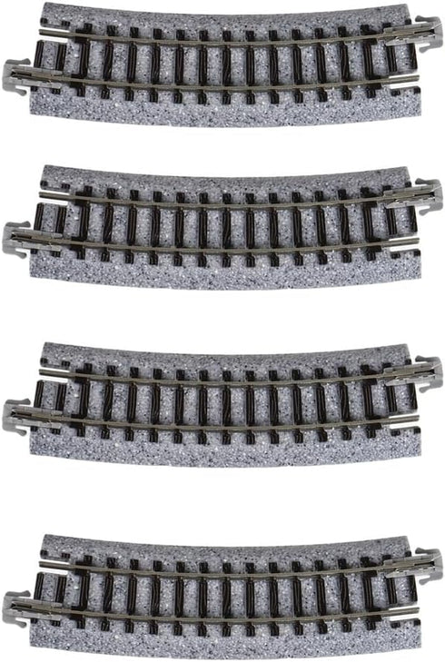 Kato USA Model Train Products Unitrack, 315mm (12 3/8") Radius 15-Degree Curve Track