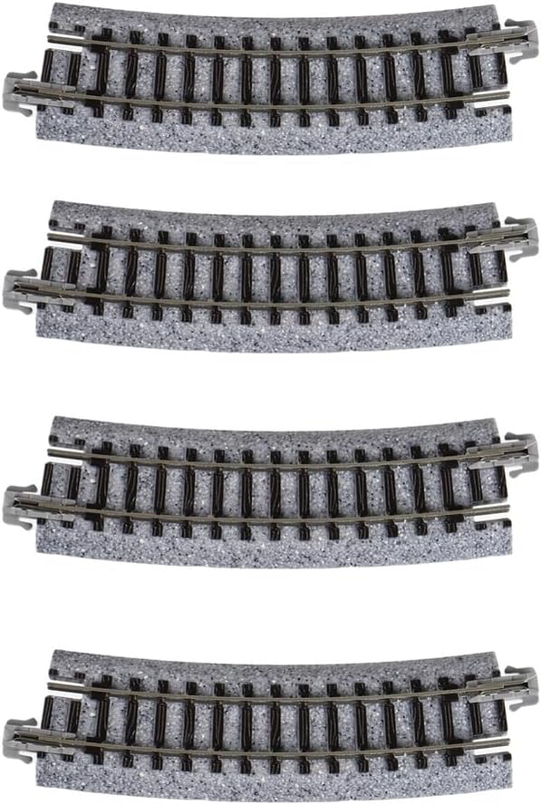 Kato USA Model Train Products Unitrack, 315mm (12 3/8") Radius 15-Degree Curve Track