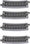 Kato USA Model Train Products Unitrack, 315mm (12 3/8") Radius 15-Degree Curve Track