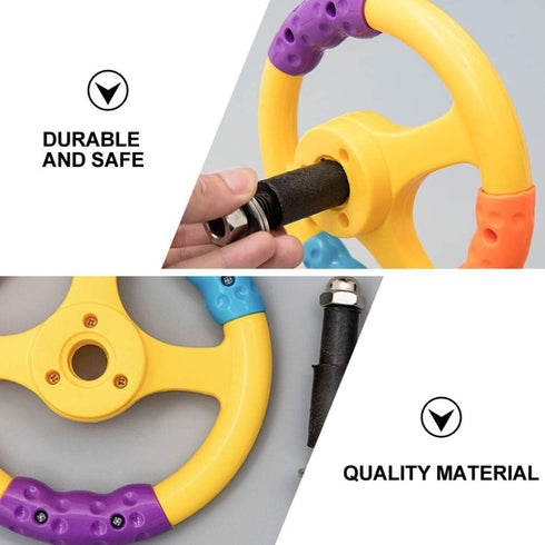 Alipis 1 Pc Children's Steering Wheel Car Seat Toy for Bumper Car Kids Car Toys