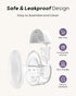 S32, 4 9 18/21/24MM (2 Packs, Nuliie Hands-Free Breast Pump Wearable Breastfeeding Pump Modes Levels with Flange