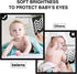 beiens High Contrast Baby Flashcards, Black White Color Visual Stimulation Learning Activity Cards for Newborns (0-3