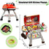 Barbecue Grill Toy Set, Kids BBQ Kitchen Playset with Smoke Sound Light Simulation for Interactive Pretend Play