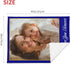 Mantaiyuan 30x40 Personalized Baby Blanket with A Photo Text Customized in Unisex Thickened Receiving Blanket Custom