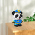 Larcele Micro Building Blocks Animal Set, DIY Mini 3D Building Toy Bricks, 339 Dots KLJM-10 Police Panda