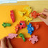 LovesTown Dolphin Wooden Puzzle, 26PCS Jigsaw Puzzle Alphabet and Number Blocks