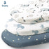 Stretchy Ultra Soft Fitted Bassinet Sheets Set 3 Pack, Universal Fit for Bassinets Baby Cradle Moses Basket Oval Rectangle Mattress Safe and Snug, Stylish Bassinet Sheet of Elephant Print by GRSSDER