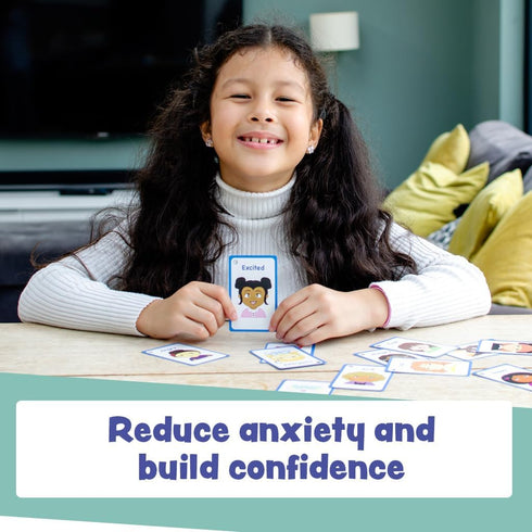 My Feelings and Emotion Girls Flash Cards - Visual Aid for Special Ed, Autism, Speech Delay