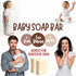 5 (3.5 oz Fragrance Free Baby Bar Soap for Sensitive Skin | Unscented Natural soap bar for toddlers kids adults