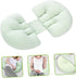 Comfortable U-Shaped Maternity Pillow for Pregnant Women - Lumbar Support & Bed Waist Pad