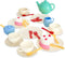 Casdon 36-Piece Tea Set - Colorful Toy Playset with Teapot, Milk Jug,