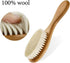 PLOVEGIFT Set, 2) Personalized Newborn Hairbrush And Comb Gift Customizable Name And Pattern, Wooden Comb And Goat