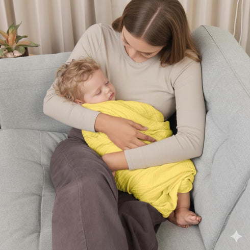 100% 47"x47", Pack 2 Muslin Swaddle Baby Blanket for Boys and Girls, Cotton, Swaddles for Newborns, Soft Breathable