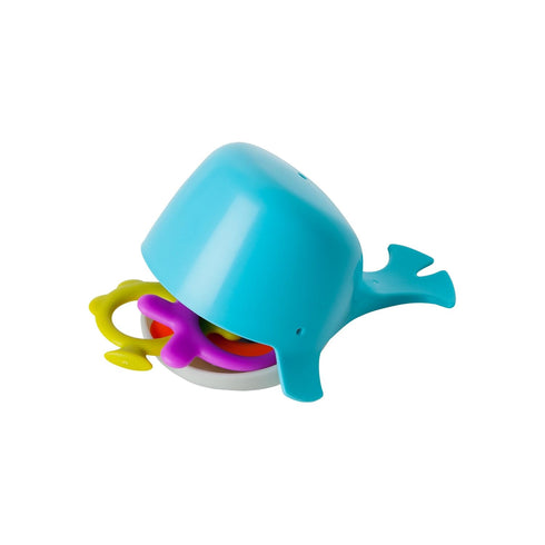 12 Boon Chomp Whale Bath Toy - Interactive Baby Bath Toys for Sensory Fun - Sensory Toddler Toys for Bath Time - Baby