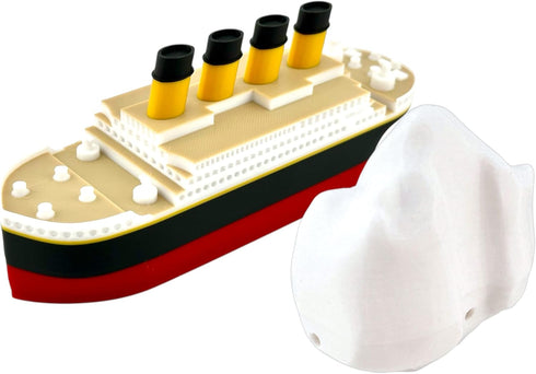 TUBTASTIC Titanic Toy Gift Set 6 Floating RMS Titanic with Iceberg | Bath