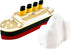 TUBTASTIC Titanic Toy Gift Set 6 Floating RMS Titanic with Iceberg | Bath